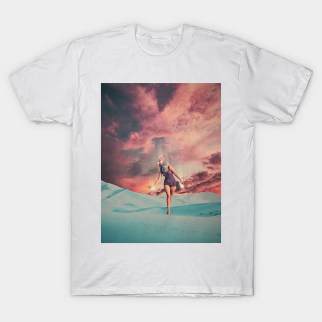 Fading Into The Light T-Shirt by FrankMoth